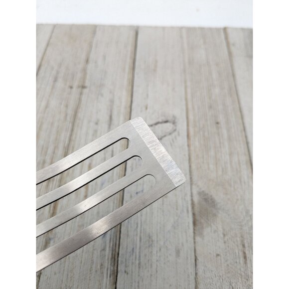 Stainless Steel Cake Brownie Spatula #1 Server Wood Handle 10" - Picture 9 of 9